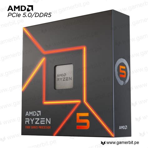 AMD Ryzen 5 7600X 6 nucleos y 12 hilos caché de 38 MB hasta 5 30GHz