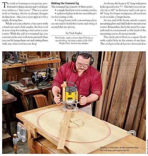 Elliptical Router Jig Plans • Woodarchivist