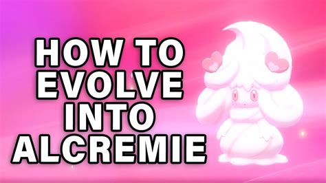 How To EVOLVE Milcery Into ALCREMIE Pokemon Sword Shield YouTube