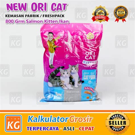 Jual Ori Cat 800gr Dry Food Cat 800 Gr Makanan Kucing Murah Sehat Pakan