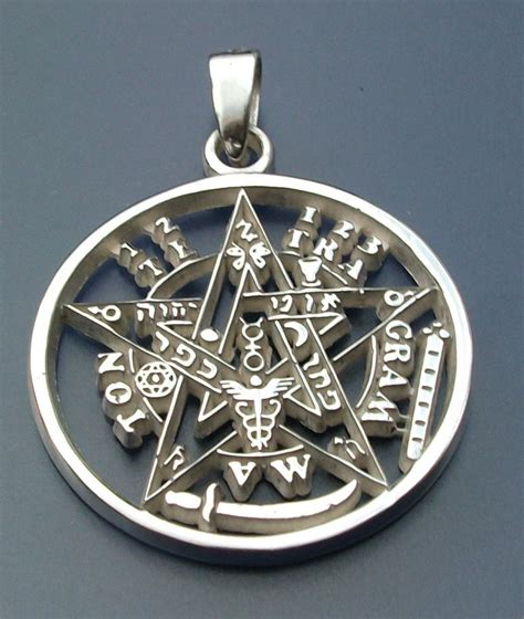 Dije De Tetragramaton Pentagramaton En Plata Ley En