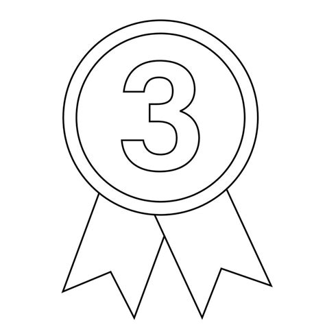 Award Ribbon Coloring Pages