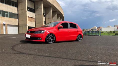 Gol G6 Rebaixado Rodas Volcano Wheels RSeven Aro 18