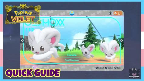 Where To Catch Cinccino In Pokemon Scarlet Violet The Indigo Disk