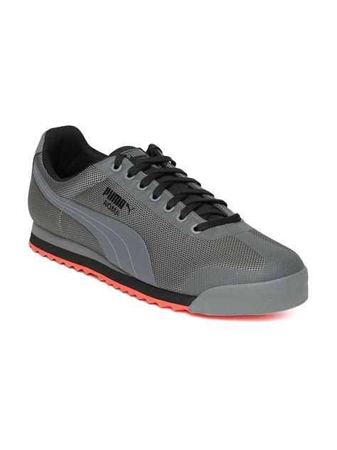 Buy Puma Unisex Grey Roma Hm Sneakers Casual Shoes For Unisex 1459622