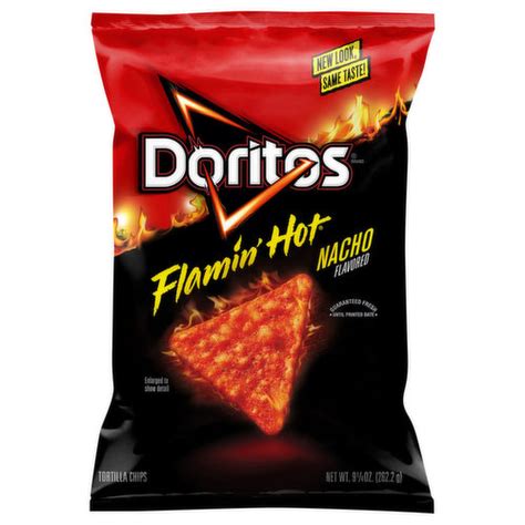 Doritos Tortilla Chips Flamin Hot Nacho Flavored Brookshires