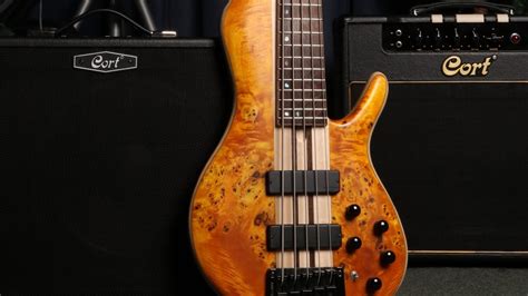 Cort Buffs Up The Artisan Single Cut Bass With A Non Multi Scale Length And Hot New Finish