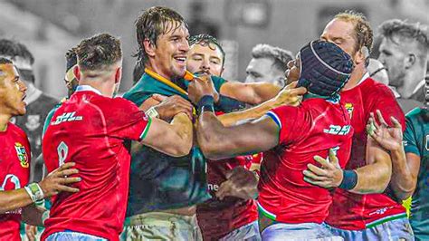 The Springboks Physically Dominating The British Irish Lions Rugby