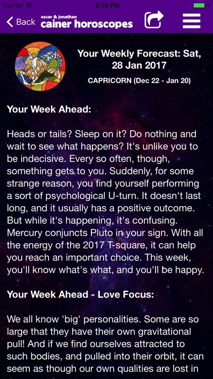 Oscar & Jonathan Cainer Horoscopes by Jonathan Cainer Horoscopes