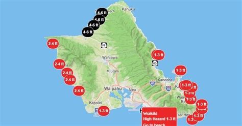 Know Before You Go: See a live map of Hawaii beaches to stay safe | Local | kitv.com