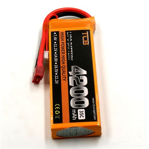 TCB RC Drone LiPo Battery 7 4V 4200mAh 35C Max 70C 2S For RC Airplane