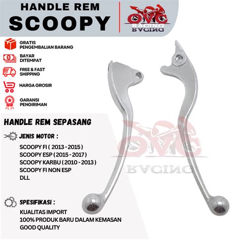 Jual Handle Rem Kiri Kanan Honda Scoopy Karbu Scoopy Fi Scoopy Esp