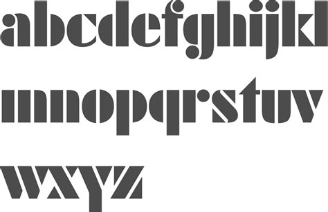 Futura Long List Of Typeface Choices