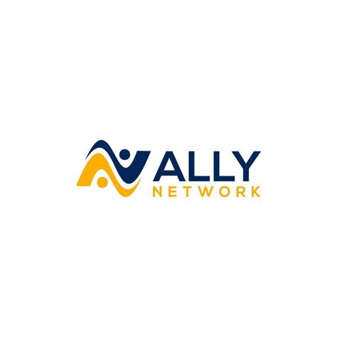 AN Ally Network Logo Design 24608969 Vector Art at Vecteezy