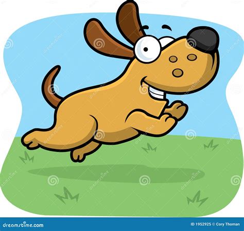 Dog jumping clipart