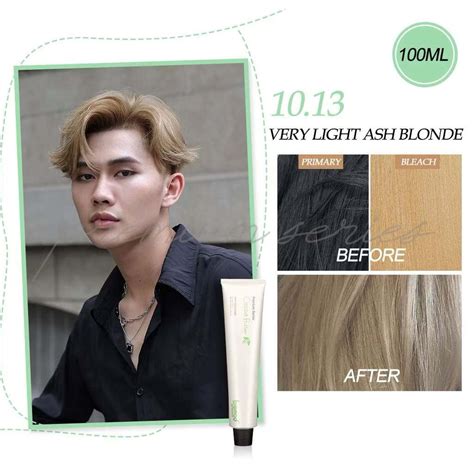 Premium Bremod Very Light Ash Blonde Cocoa Butter Hair Color With Oxidizer Set Beauty