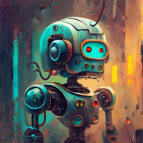 Premium AI Image | Robot Art