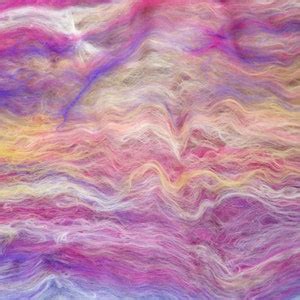 Unicorn Dream Carded Batt Merino Silk Bamboo Sparkle Etsy UK