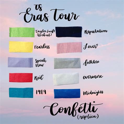 The Eras Tour Confetti Etsy