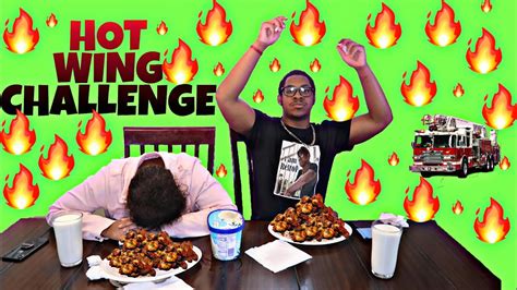 Hot Wing Challenge Wingstop Atomic Wings Gone Wrong Youtube