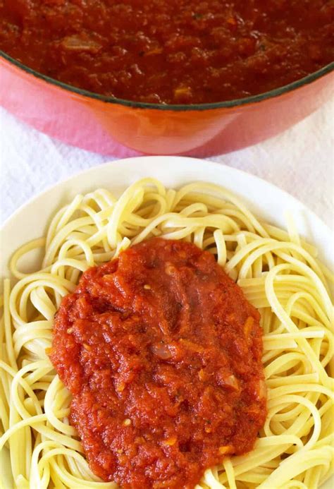 Homemade Spaghetti Sauce Using Canned Diced Tomatoes At Lucretia Peck Blog