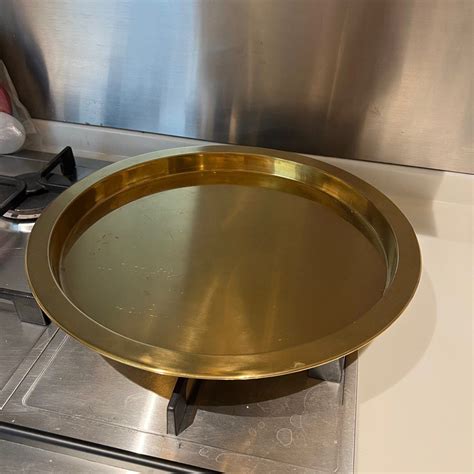 Ikea Glattis Gold Brass Tray Furniture And Home Living Kitchenware And Tableware Other