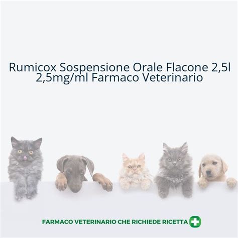 Rumicox Sospensione Orale Flacone L Mg Ml Medicinale Veterinario