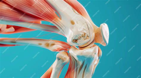 Premium Photo The Anatomy Of Human Knee Joints Osteoarthritis