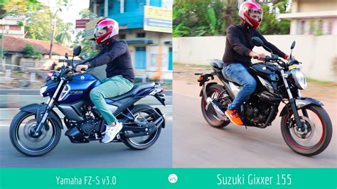 Suzuki Gixxer 155 Vs Yamaha Fzs