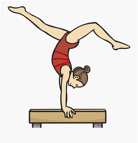 Gymnast Clipart Balance Beam Clipart Animation Gymnastics | Hot Sex Picture