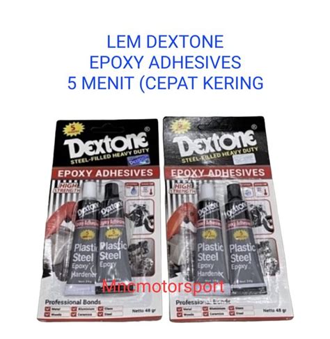 Jual Lem Dextone Menit Cepat Kering Epoxy Adhesives Isi Gram Di