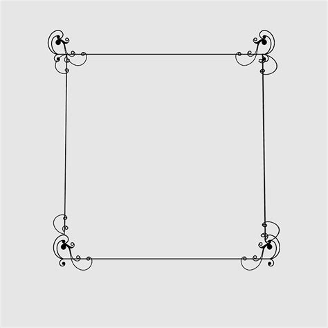 Menu Border European Lace Menu Lace European Classical Classic