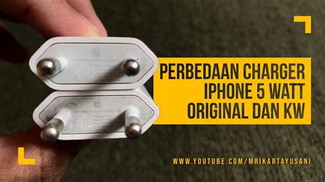 Perbedaan Charger Iphone Watt Original Dan Kw Oem Youtube