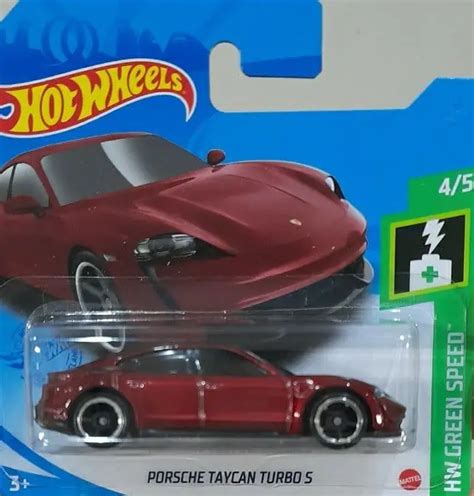 Hot Wheels Green Speed Porsche Taycan Turbo S Universo Hot Wheels