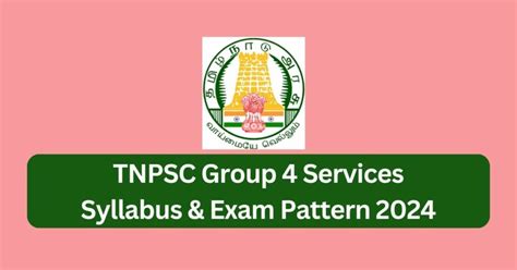 Tnpsc Group 4 Syllabus 2024 Exam Pattern Tamilanguide