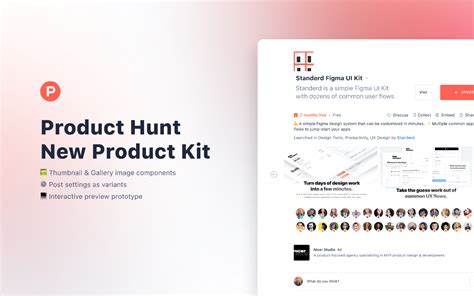 Product Hunt Post Template Figma Community