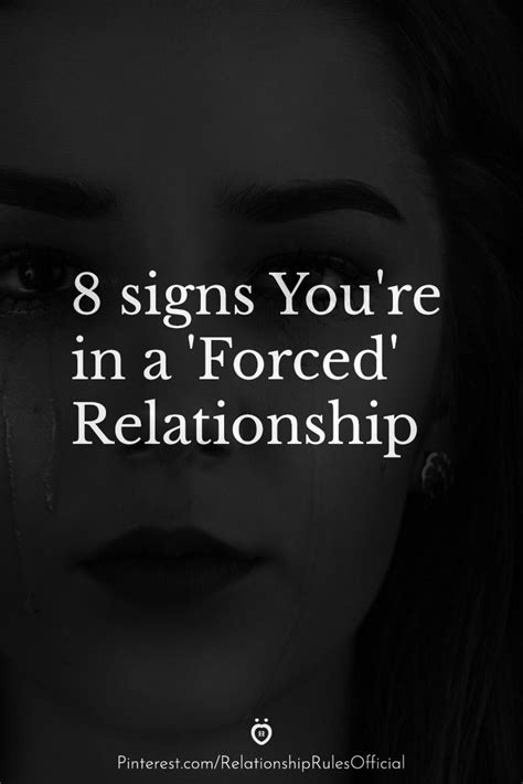 8 Signs You’re In A ‘forced’ Relationship In 2020 Relationship Bad Relationship 8th Sign