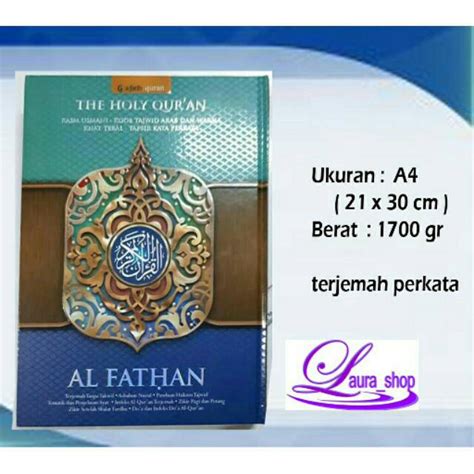 Jual Alquran Al Fathan Besar A Shopee Indonesia