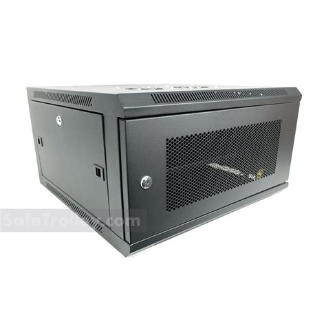 6u Wall Mount Server Rack W6606m Mesh Door Safetrolley