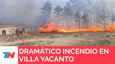 Incendios En Villa Yacanto Evacuaron A Los Vecinos Y M S De