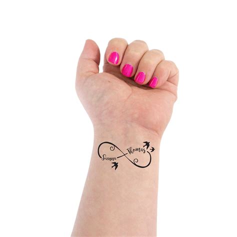 Infinity Symbol Tattoo With Names Generator : only one names in the ...