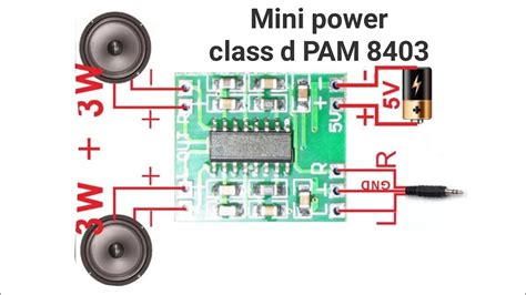 Cara Merakit Mini Power Amplifier Pam Youtube