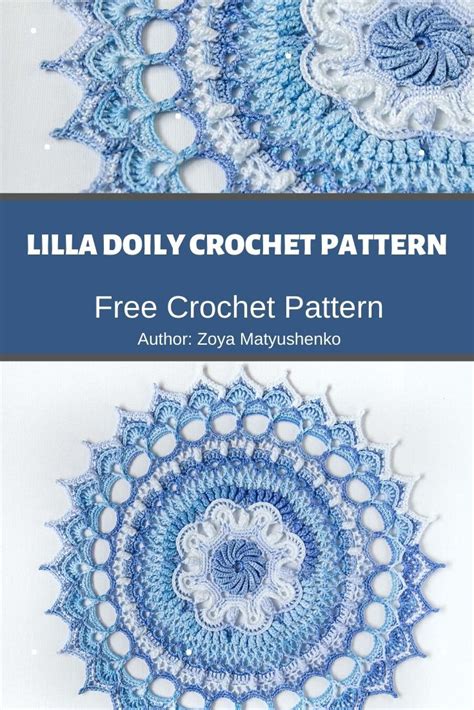 Lilla Doily Crochet Pattern Mycrochetpattern Crochet Doily Patterns