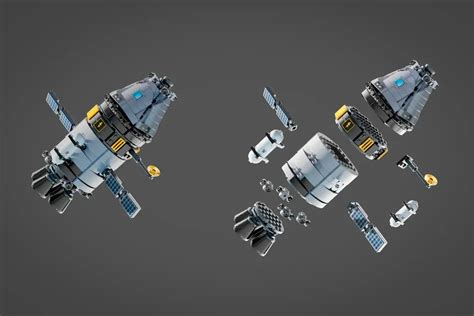 LEGO Ideas Kerbal Space Program Modular Ship System Achieves 10 000