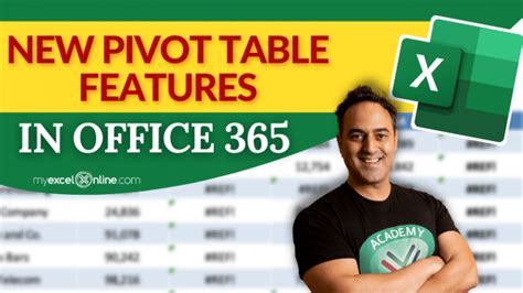 New Pivot Table Features In Excel 2019 And Office 365 Myexcelonline