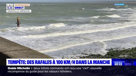 Tempête Pierrick des rafales de vent de 100 km h relevées dans la Manche