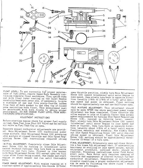 Tillotson Carburetor Diagram