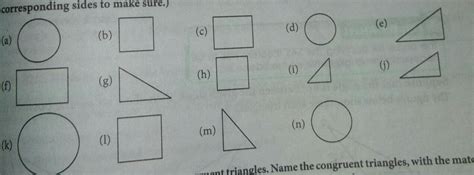 Study The Given Figures Carefully And State Which Of Them Are Congruent