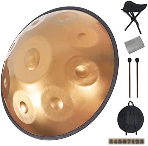 Yasisid Handpan Drum In D Minor Notes Hz Inches Steel Hand Drum