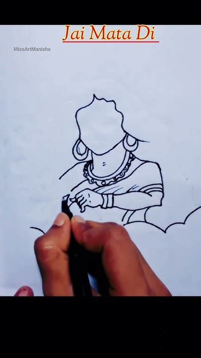 Navratri Special Maa Durga Painting Shorts Youtube